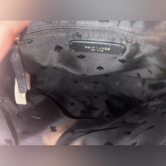 Kate Spade Brayden Briar Lane Quilted Black Leather Backpack Crossbody EUC $498 - Picture 7 of 16